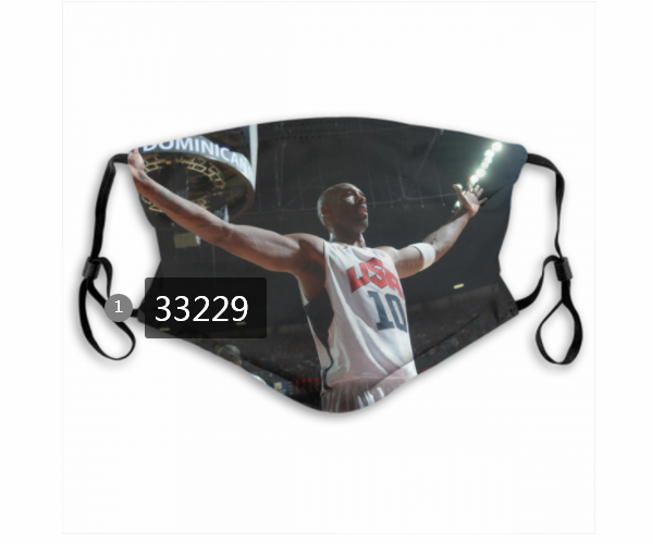 2021 NBA Los Angeles Lakers #24 kobe bryant 33229 Dust mask with filter->nba dust mask->Sports Accessory